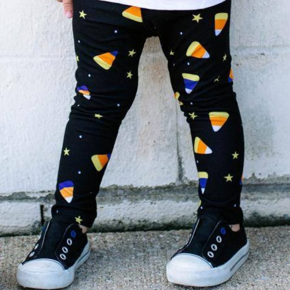 Kid's Candy Corn Leggings